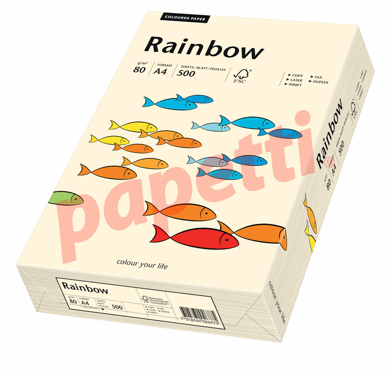 externe, hartie de copiator, Rainbow