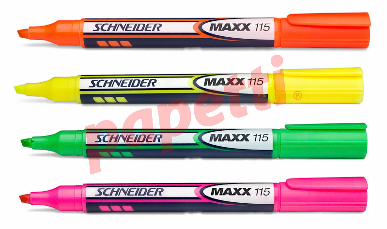 Brand, evidentiator, identitate, instrumente de scris, Schneider, text marker