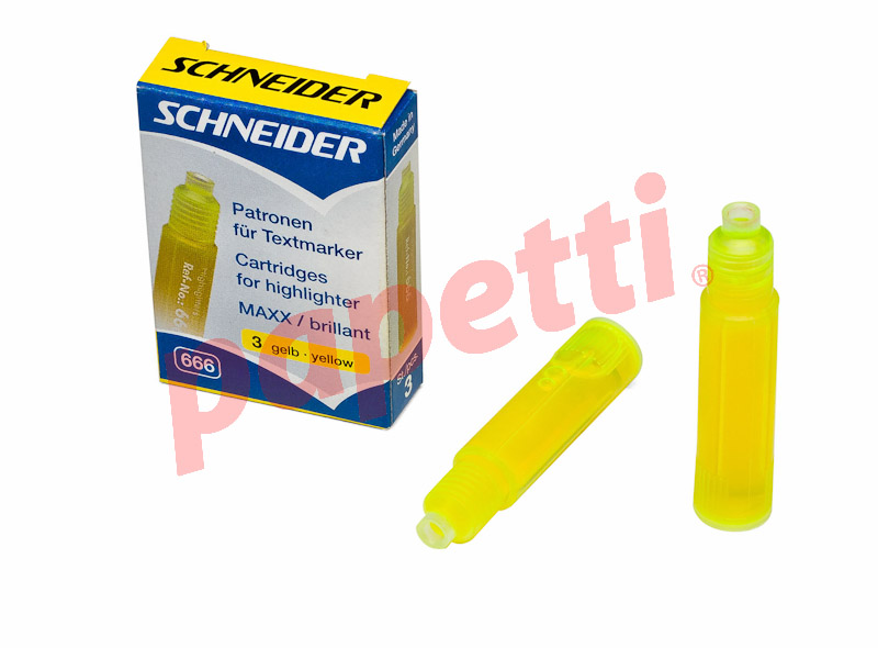 instrumente de scris, Schneider, text marker