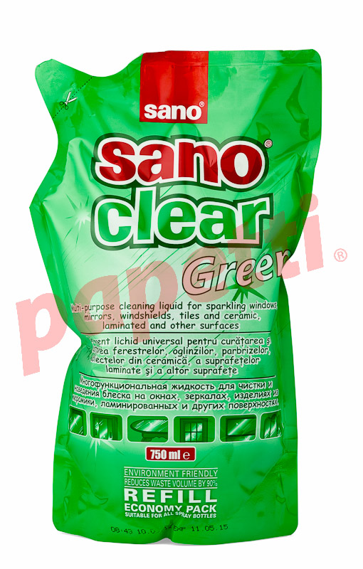 detergent de geamuri, Sano