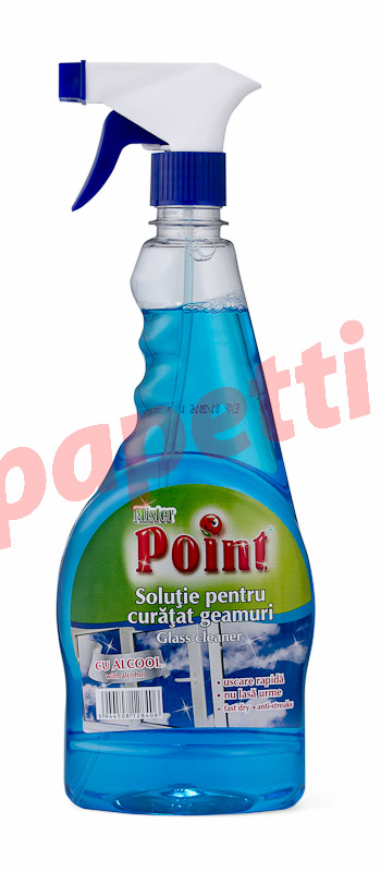 detergent de geamuri, Point