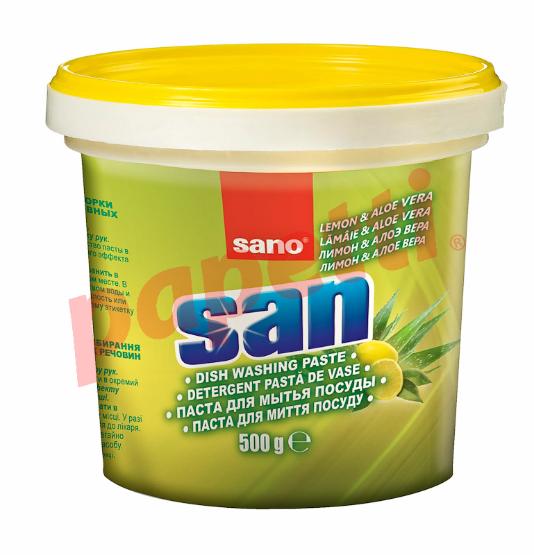 detergent de vase, externe, Sano